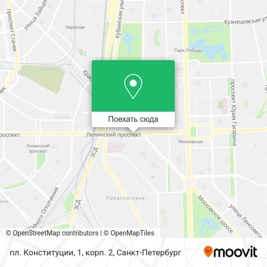 Карта пл. Конституции, 1, корп. 2