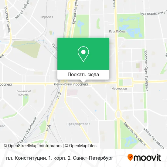 Карта пл. Конституции, 1, корп. 2