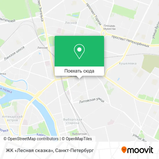 Карта ЖК «Лесная сказка»