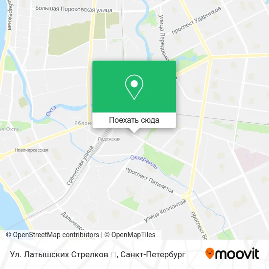 Карта Ул. Латышских Стрелков 🌃