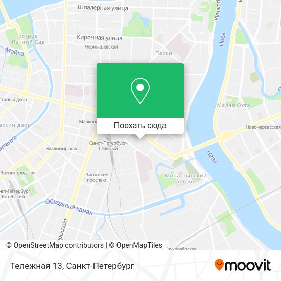 Карта Тележная 13