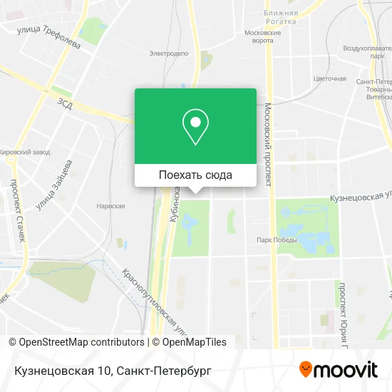 Карта Кузнецовская 10