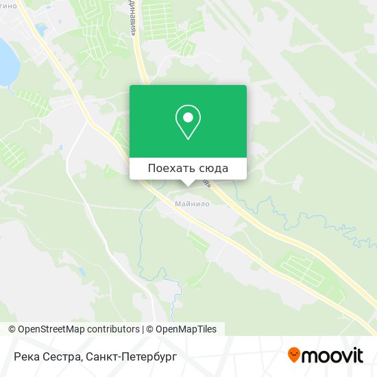 Карта Река Сестра