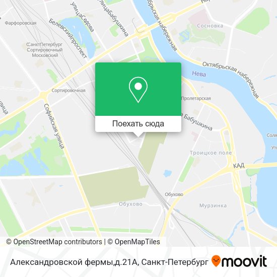 Карта Александровской фермы,д.21А
