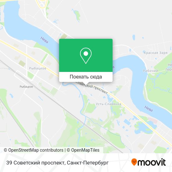 Карта 39 Советский проспект