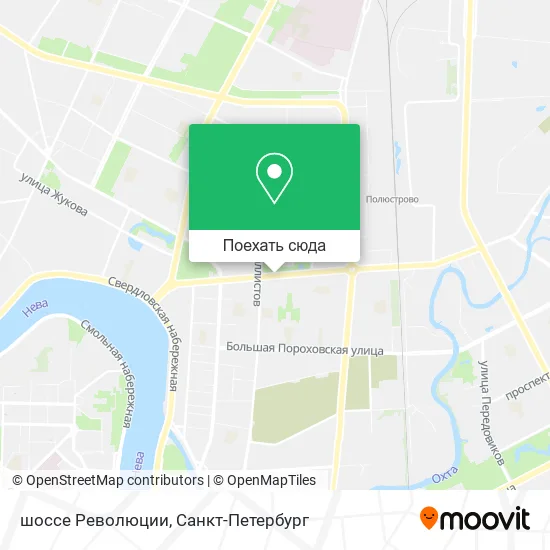 Карта шоссе Революции