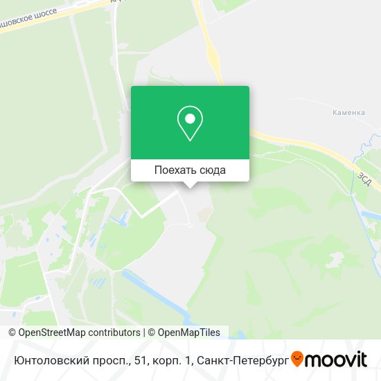Карта Юнтоловский просп., 51, корп. 1