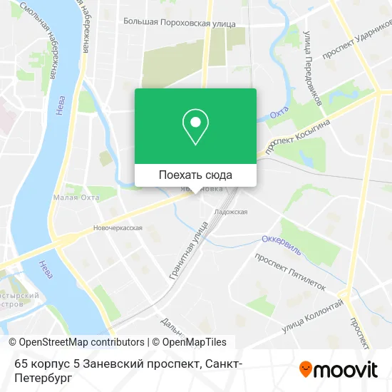 Карта 65 корпус 5 Заневский проспект