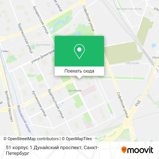 Карта 51 корпус 1 Дунайский проспект