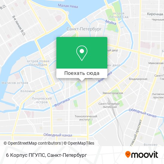 Карта 6 Корпус ПГУПС