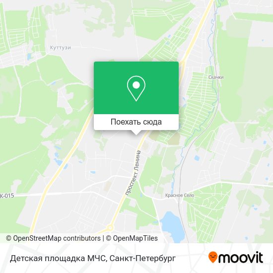 Карта Детская площадка МЧС