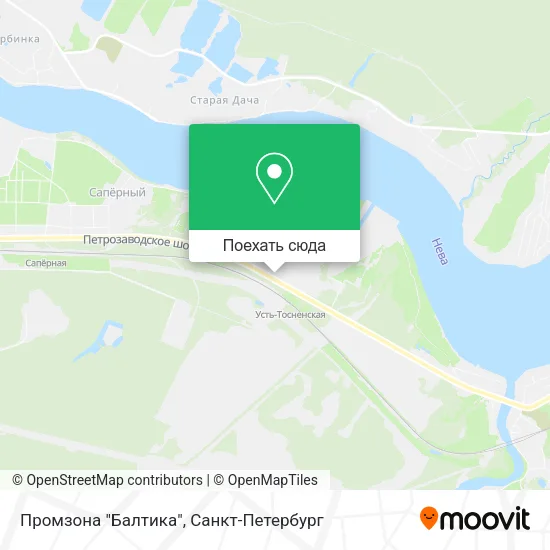 Карта Промзона "Балтика"