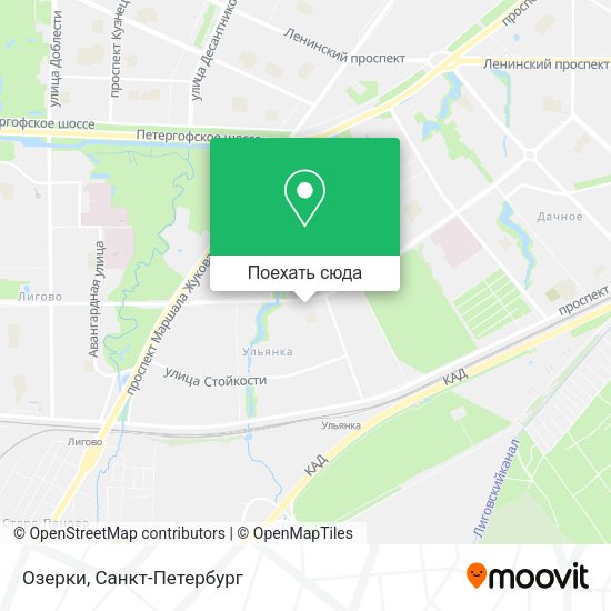 Карта Озерки