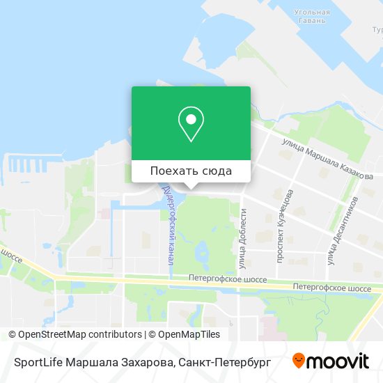 Карта SportLife Маршала Захарова
