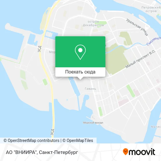 Карта АО "ВНИИРА"