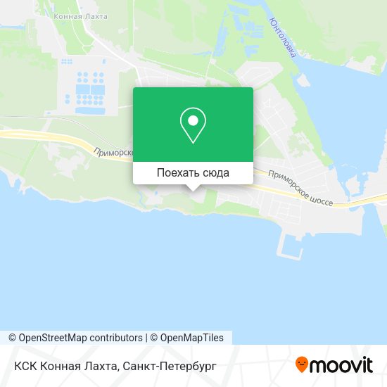 Карта КСК Конная Лахта