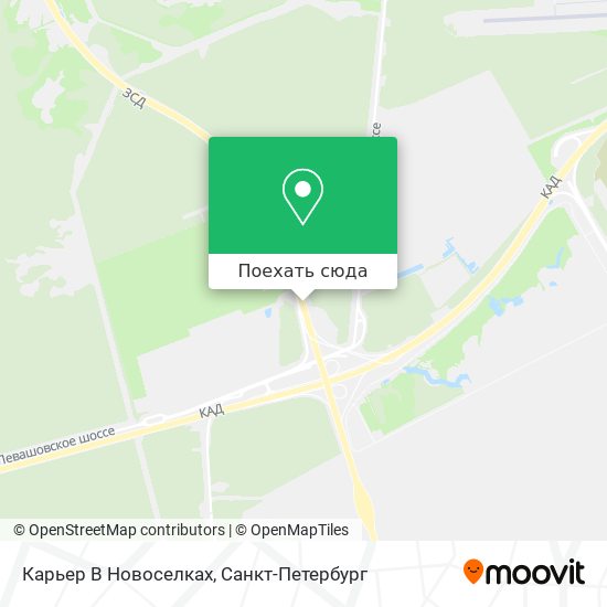 Карта Карьер В Новоселках