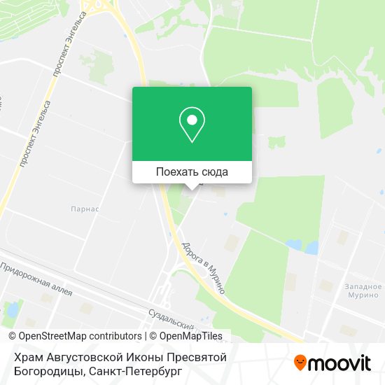 Карта Храм Августовской Иконы Пресвятой Богородицы