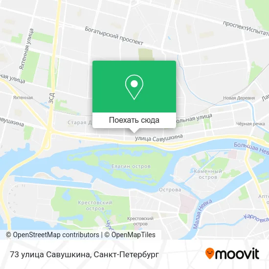 Карта 73 улица Савушкина