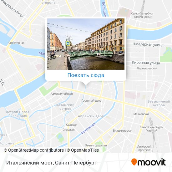 Карта Итальянский мост