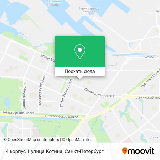 Карта 4 корпус 1 улица Котина