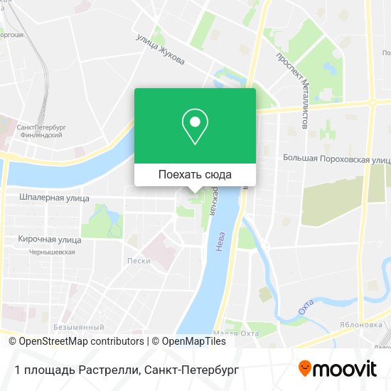 Карта 1 площадь Растрелли