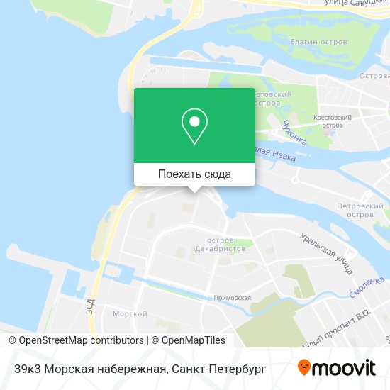 Карта 39к3 Морская набережная