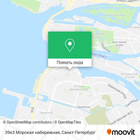 Карта 39к3 Морская набережная