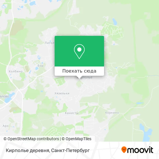 Карта Кирполье деревня