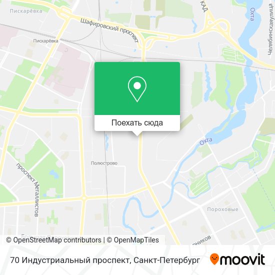Карта 70 Индустриальный проспект