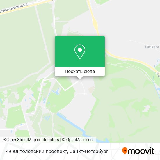Карта 49 Юнтоловский проспект