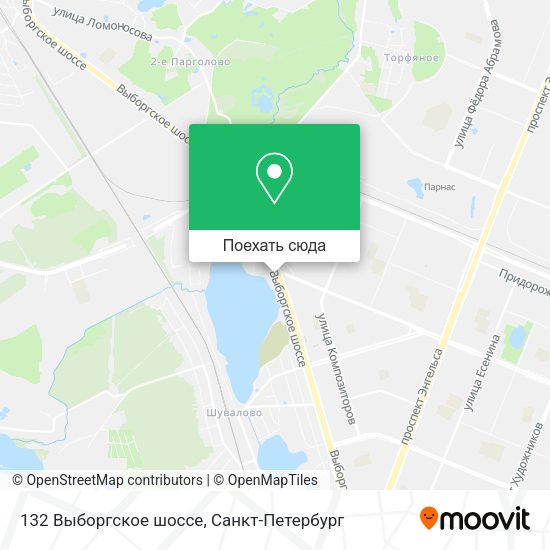 Карта 132 Выборгское шоссе