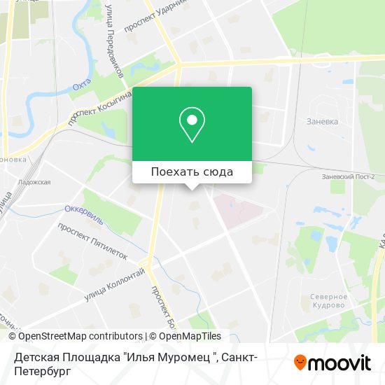 Карта Детская Площадка "Илья Муромец "