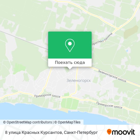Карта 8 улица Красных Курсантов