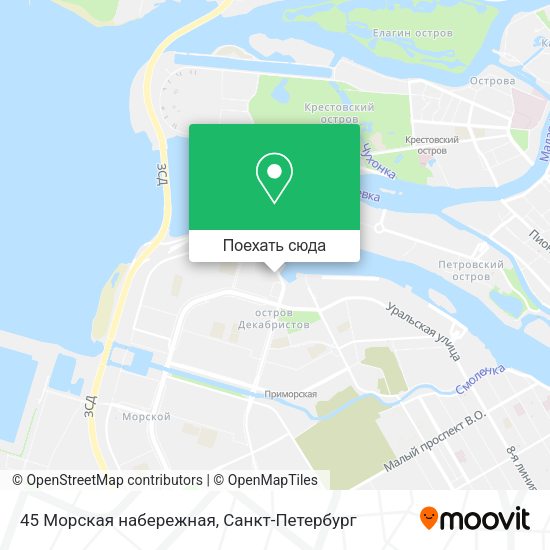 Карта 45 Морская набережная