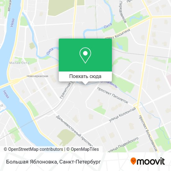 Карта Большая Яблоновка