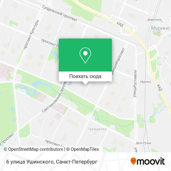 Карта 6 улица Ушинского
