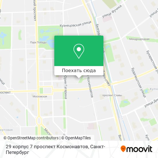 Карта 29 корпус 7 проспект Космонавтов