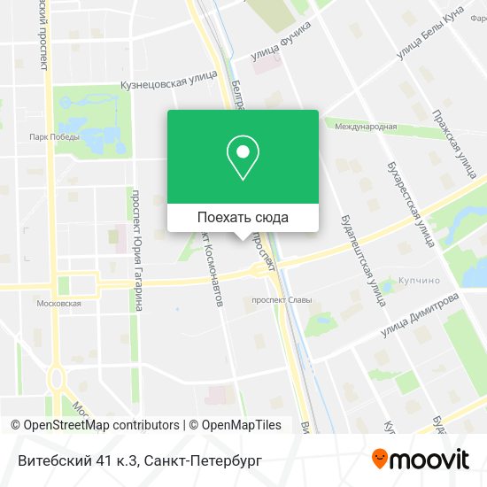 Карта Витебский 41 к.3