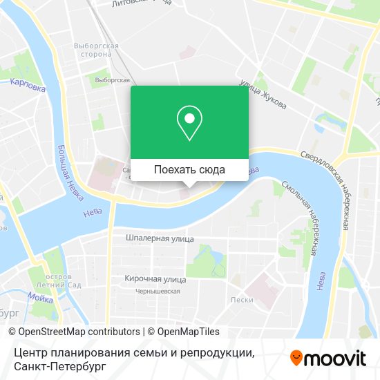 Карта Центр планирования семьи и репродукции