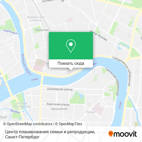 Карта Центр планирования семьи и репродукции