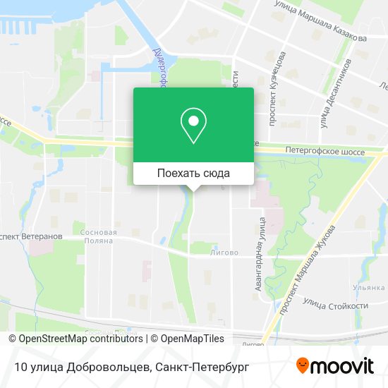 Карта 10 улица Добровольцев