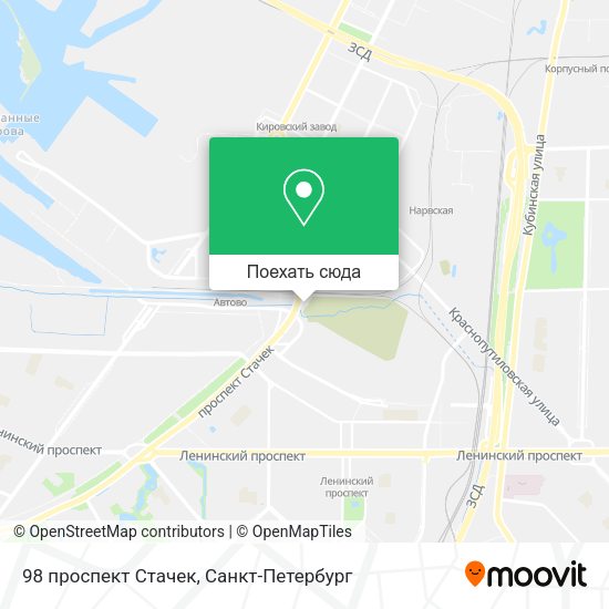 Карта 98 проспект Стачек
