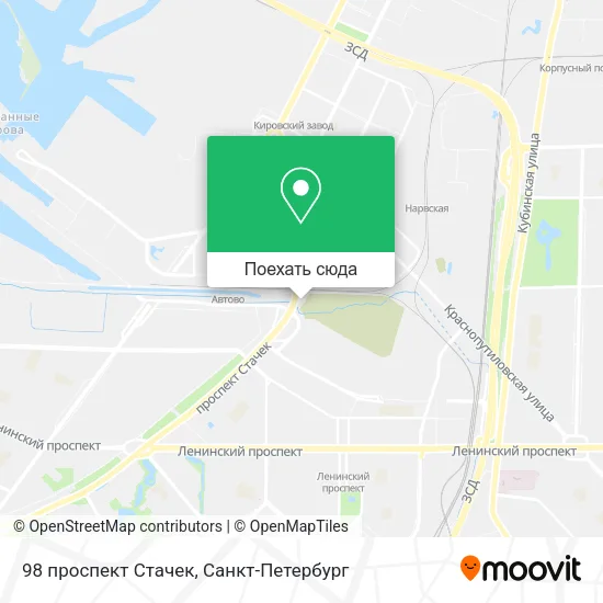 Карта 98 проспект Стачек