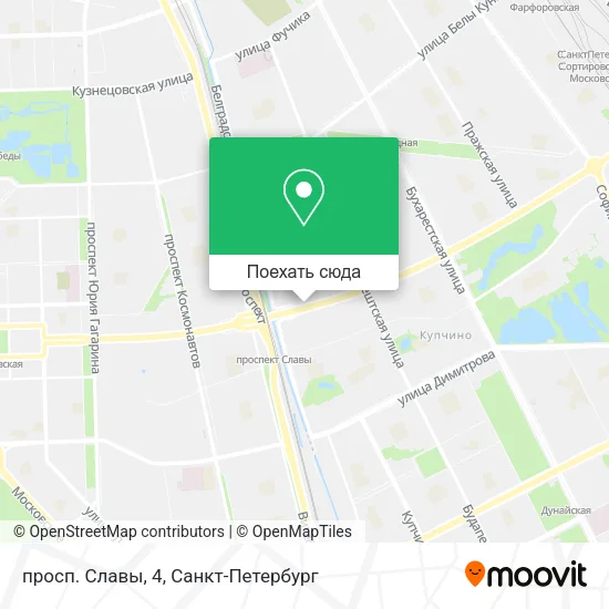 Карта просп. Славы, 4