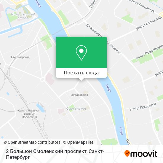 Карта 2 Большой Смоленский проспект
