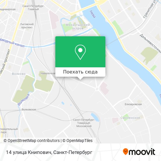 Карта 14 улица Книпович