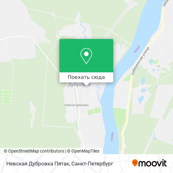 Карта Невская Дубровка Пятак