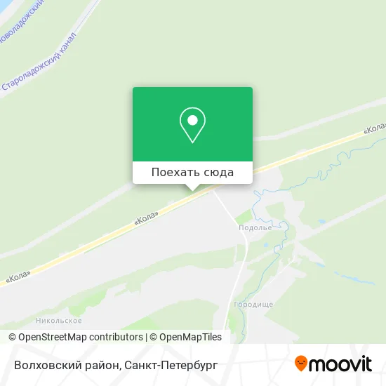 Карта Волховский район