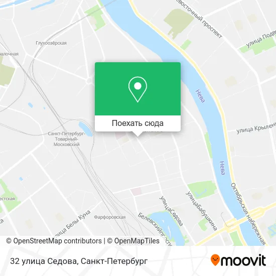 Карта 32 улица Седова